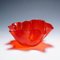 Fazzoletto Handkerchief Vase in Red Murano Glass from Venini, Italy, 1950s, Image 5