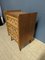 Large Bedside Table in Oak and Rattan, 1950s, Image 2