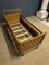 Bed in Oak and Rattan, 1950s 4