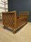 Bed in Oak and Rattan, 1950s 2