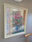 Cyclamen by the Window, Oil Painting, 1950s, Framed 3