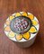 Mid-Century Hand-Painted Ceramic Sunflower Box with Lid from Gallo, 1960s, Image 6