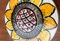 Scatola Mid-Century a forma di girasole in ceramica dipinta a mano con coperchio di Gallo, anni '60, Immagine 13