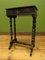 Victorian Ebonised & Parcel Gilt Worktable with Lift Top 12