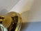 Scandinavian Modern Brass Table Lamp with Ufo Shade 7