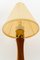Lampe de Bureau en Bois Cerry avec Abat-Jour en Tissu par Rupert Nikoll, Vienna, 1950s 5
