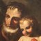 Heiliger Josef mit Kind und Engel, 1650, Öl auf Leinwand, Gerahmt 15