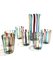 Italian Cocktail Glasses in the style of Gio Ponti for Murano Verre, 2004, Set of 7 9