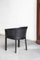 Chaise d'Appoint en Cuir Noir, Italie, 1980s 17