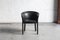 Black Leather Side Chair, Italy, 1980s, Image 3