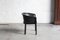 Black Leather Side Chair, Italy, 1980s, Image 5