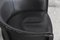 Black Leather Side Chair, Italy, 1980s, Image 10