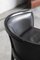 Black Leather Side Chair, Italy, 1980s 8