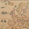 Riproduzione vintage di una mappa dell'Europa del XVII secolo, anni '70, Immagine 3