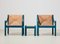 Carimate Lounge Chairs & Stool by Vico Magistretti for Cassina, Italy, 1960s, Set of 3 3