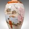 Vintage Japanese Flower Kutani Vase in Ceramic & Baluster, 1930s 11