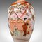 Vintage Japanese Flower Kutani Vase in Ceramic & Baluster, 1930s 9