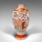 Japanische Vintage Kutani Blumenvase aus Keramik & Baluster, 1930er 2