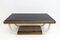Italian Art Deco Walnut and Top Glass Dining Table, 1930s 2