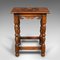 English Oak Vergers Stool, 1900s 5