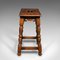 English Oak Vergers Stool, 1900s 3