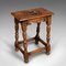 English Oak Vergers Stool, 1900s, Image 1