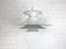 Lámpara colgante Radius en blanco de Erik Balslev para Fog & Morup, años 70, Imagen 1