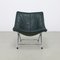 Foldable Lounge Chair in Leather by Teun van Zanten for Molinari, 1970s 2