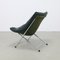 Foldable Lounge Chair in Leather by Teun van Zanten for Molinari, 1970s 5