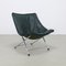 Foldable Lounge Chair in Leather by Teun van Zanten for Molinari, 1970s 1