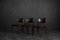 Moderne skandinavische Mid-Century Stühle aus Palisander & schwarzem Leder von HW Klein für Bramin, 1960er, 3er Set 9