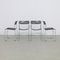 Dining Chairs in Perforated Metal from Arrben, 1980s, Set of 4 1