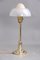 Danish Table Lamp in Brass & Glass from Fog and Mørup, 1920s, Image 1