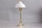 Danish Table Lamp in Brass & Glass from Fog and Mørup, 1920s, Image 2