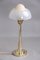 Danish Table Lamp in Brass & Glass from Fog and Mørup, 1920s 3