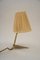 Lampada da tavolo con paralume in tessuto di Rupert Nikoll, Vienna, anni '50, Immagine 3