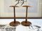 Vintage German Hat Stands in Walnut, 1930s, Set of 2 9