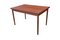 Danish Dining Table in Teak with Double Pull-Out Tops, 1960s, Image 1