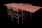 Danish Dining Table in Teak with Double Pull-Out Tops, 1960s, Image 4