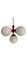 Mid-Century Hanging Light with Opaline Glass, Image 3
