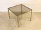 Coffee Table in Brass and Glass, 1970s 5