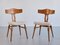 Dining Chairs in Oak & Bouclé by Henning Kjærnulf, Denmark, 1950s, Set of 8 5