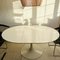 Round Extendable White Tulip Dining Table by Maurice Burke for Arkana, 1960s 12