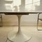 Round Extendable White Tulip Dining Table by Maurice Burke for Arkana, 1960s 11