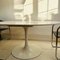 Round Extendable White Tulip Dining Table by Maurice Burke for Arkana, 1960s 10