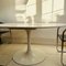 Round Extendable White Tulip Dining Table by Maurice Burke for Arkana, 1960s, Image 10