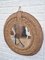 Spanish Woven Esparto Round Wall Mirror, 1970s, Image 5