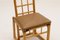 Rattan Dining Chairs, Italy, 1970s, Set of 4 3