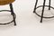 Rattan and Wrought Iron Stools, 1970s, Set of 2 5