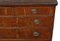 Antique Crossbanded Walnut and Oak Chest of Drawers, Image 5